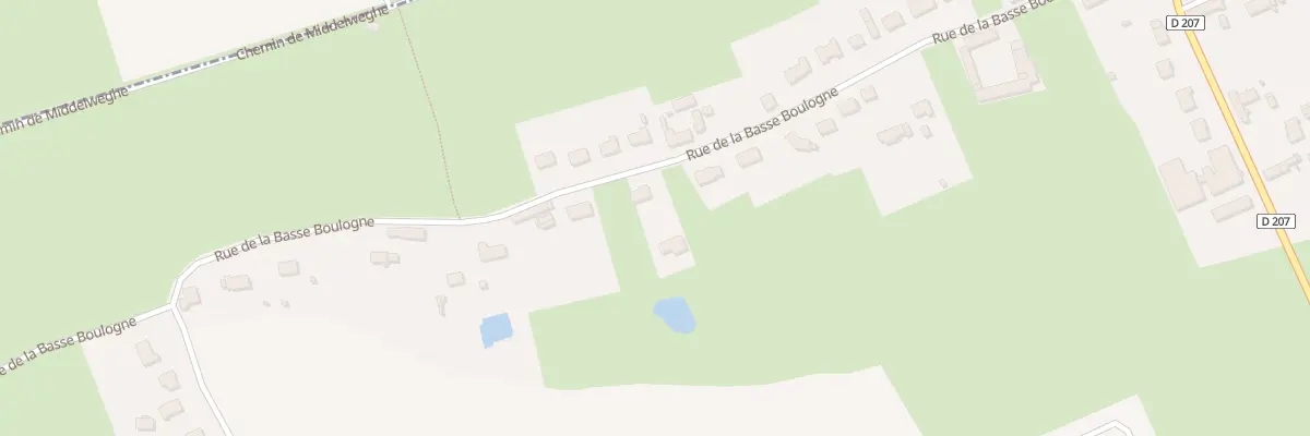 Plan du 30 Rue de la Basse Boulogne à Houlle