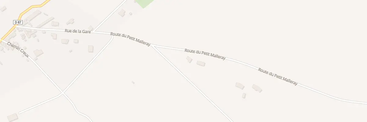 Plan du 2 Rte du Petit Malleray à Mareuil-sur-Arnon