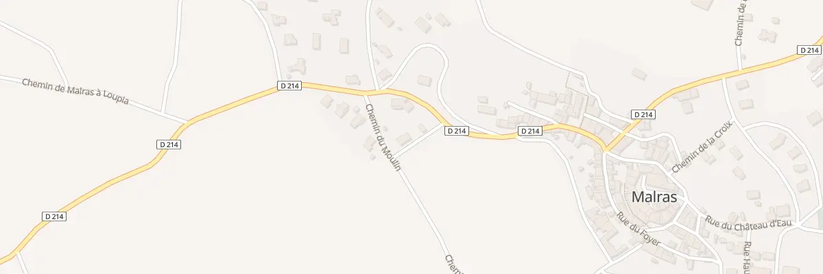 Plan du 5 Imp du Moulin à Malras