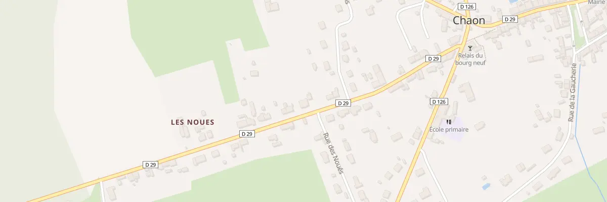 Plan du 20 Rue de Lamotte-beuvron à Chaon