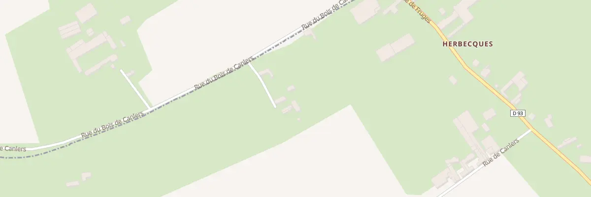 Plan du 29 Rue du Bois de Canlers à Verchin