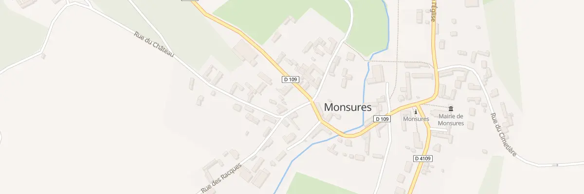 Plan du 2 Rue de la Belle Croix à Monsures