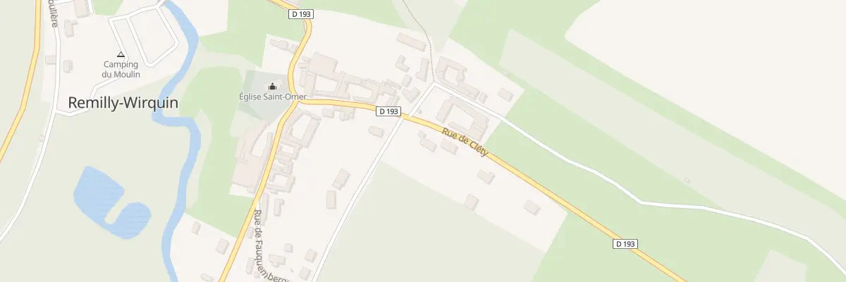 Plan du 16 Rue de Clety à Remilly-Wirquin