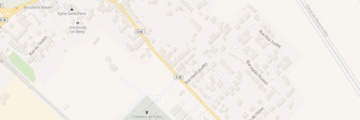 Plan du 35 Rue Jean Moulin à Foëcy