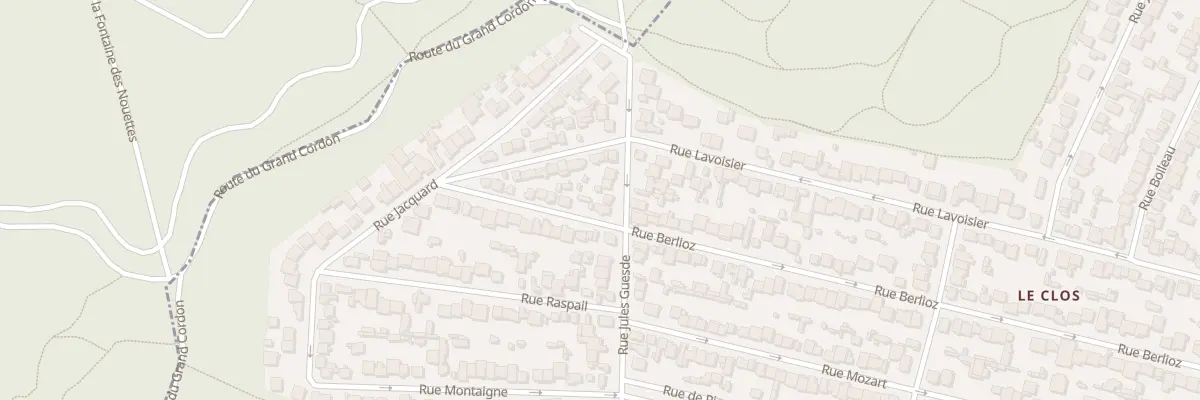 Plan du 16 Rue Jules Guesde à Vélizy-Villacoublay