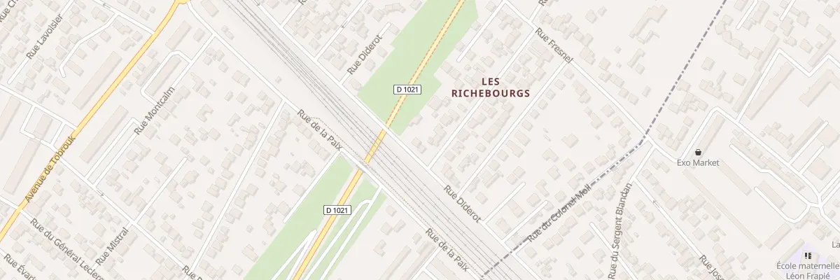 Plan du 45 Rue Diderot à Sartrouville