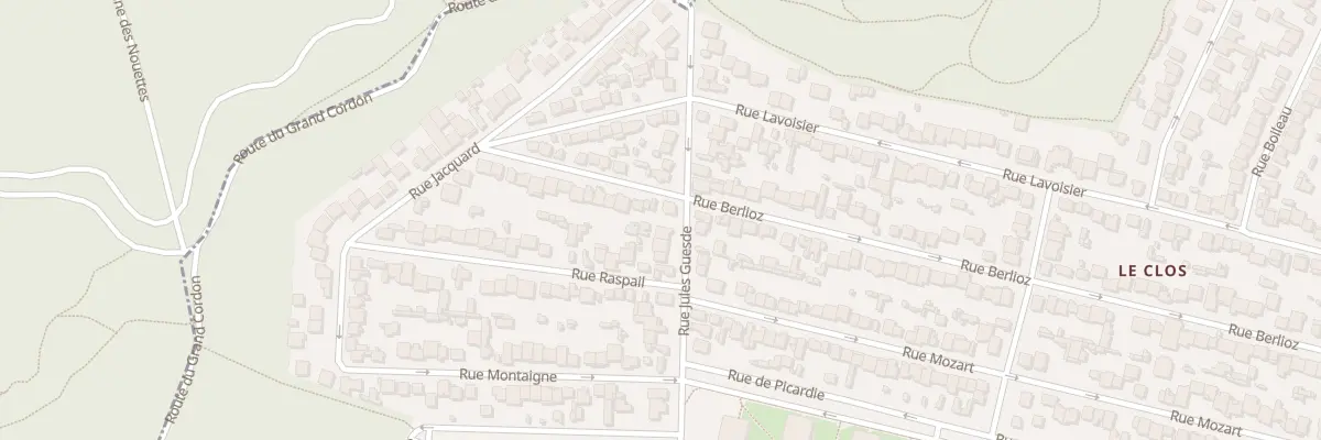 Plan du 22 Rue Jules Guesde à Vélizy-Villacoublay