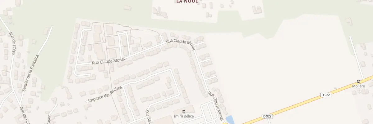 Plan du 20 Rue Claude Monet à Méry-sur-Oise