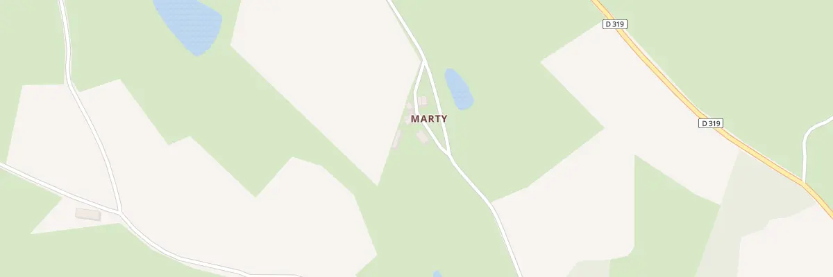 Plan du 1 Marty à Maurs