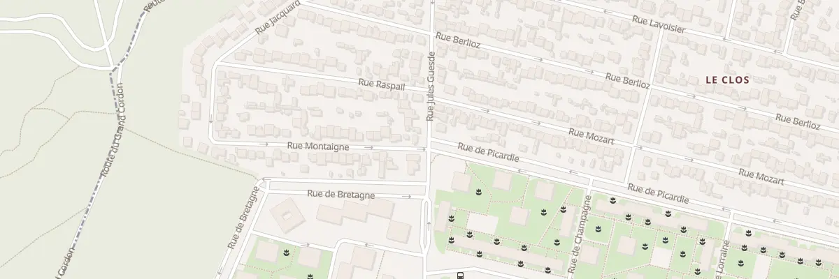 Plan du 42 Rue Jules Guesde à Vélizy-Villacoublay