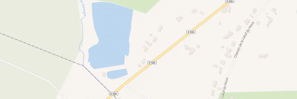 Plan du 16 Rte de le Loeuf du Houx à Vouzeron