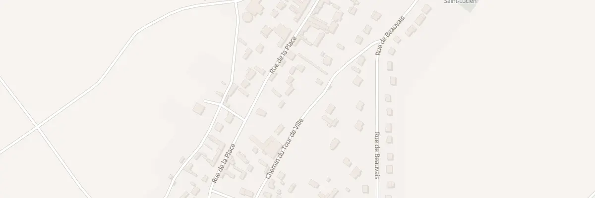 Plan du 21B Rue de la Place à Abbeville-Saint-Lucien