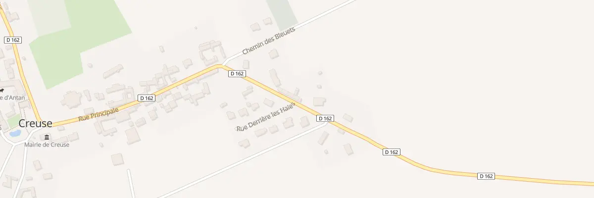 Plan du 7 Rue de Bacouel à Creuse