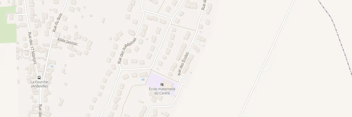 Plan du 51 Rue des Écoles à Andeville