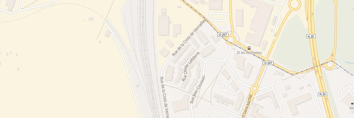 Plan du 60 Rue de la Croix de Vernailles à Étampes