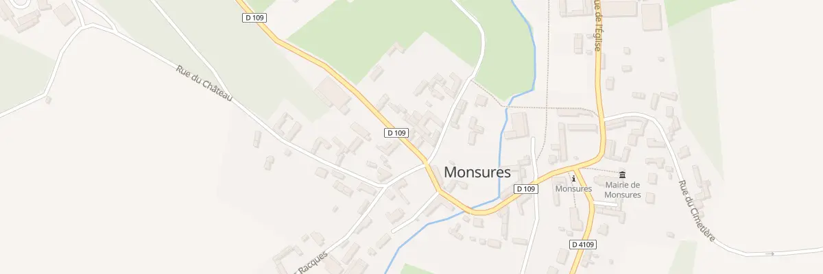 Plan du 4 Rue de Conty à Monsures