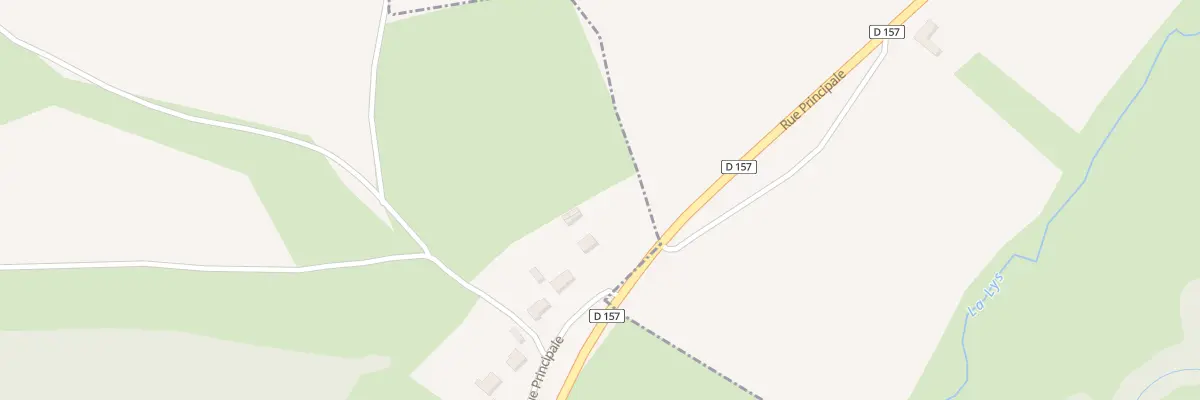 Plan du 163 Rue Principale à Dennebrœucq