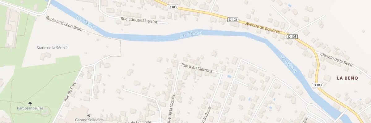 Plan du 1 Rue Jean Mermoz à Carmaux