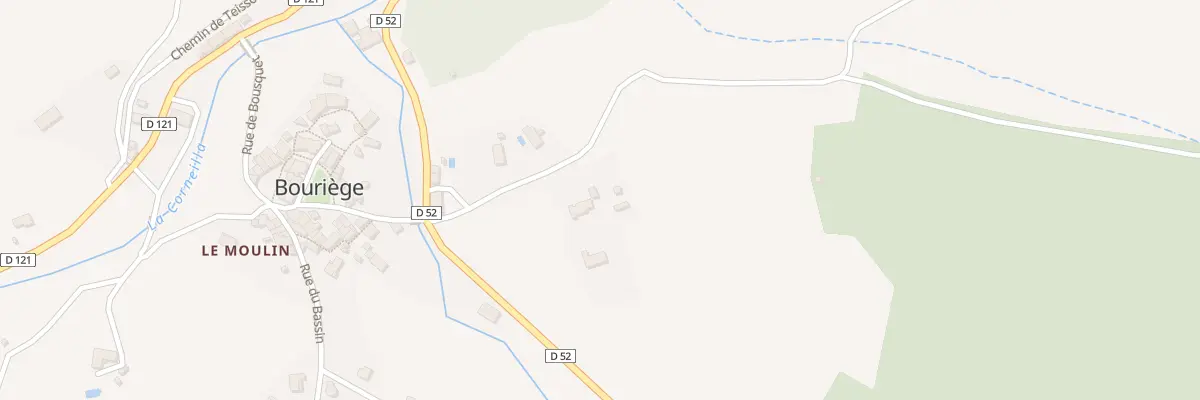 Plan du 94 Devant la Ville à Bouriège