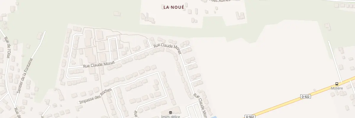 Plan du 22 Rue Claude Monet à Méry-sur-Oise