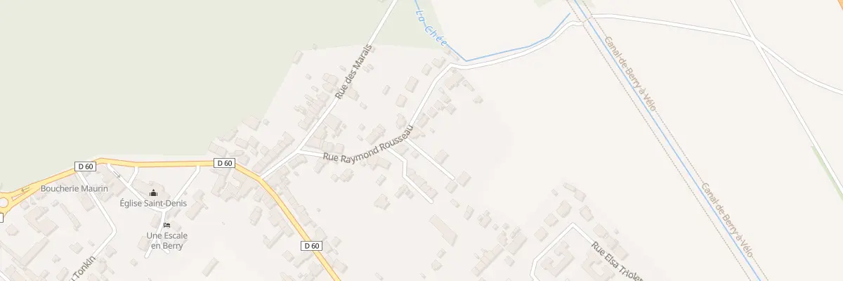 Plan du 22 Rue Raymond Rousseau à Foëcy