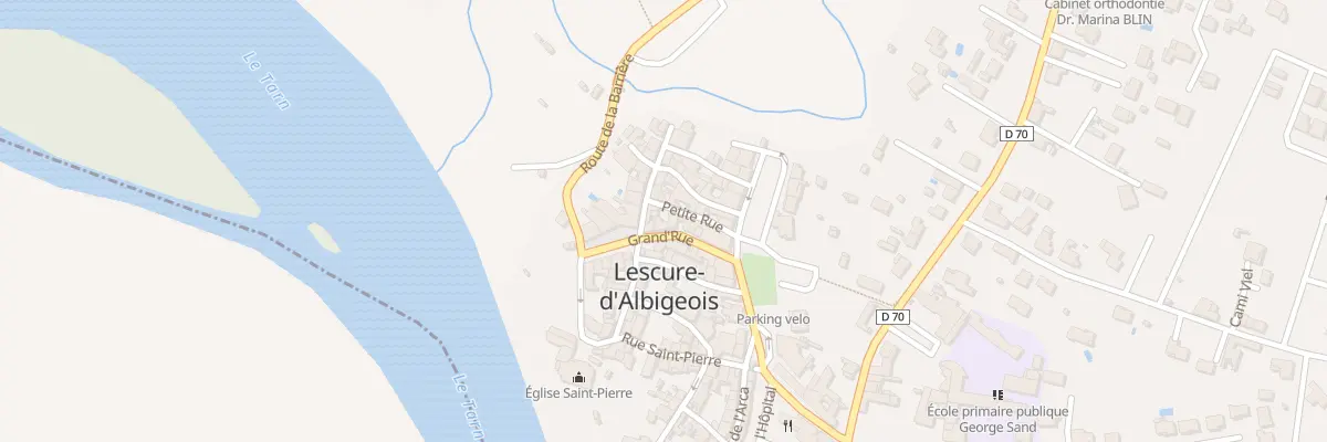 Plan du 12 Grand Rue à Lescure-d’Albigeois
