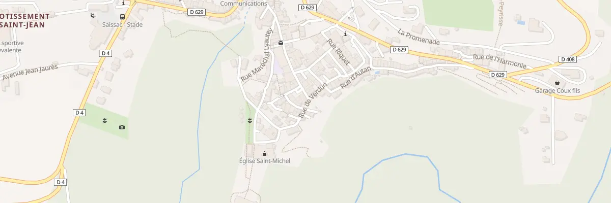 Plan du 128 Le Village à Saissac