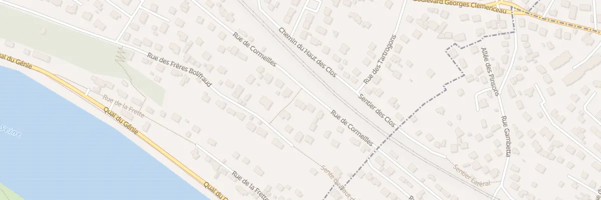 Plan du 58 Rue de Cormeilles à Herblay-sur-Seine