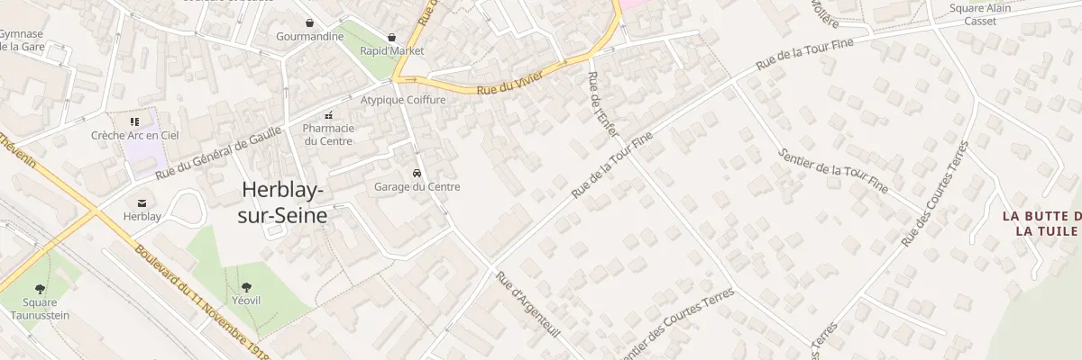 Plan du 22 Rue du Vivier à Herblay-sur-Seine