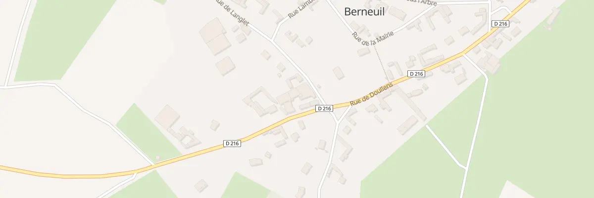 Plan du 1 Rue de Langlet à Berneuil