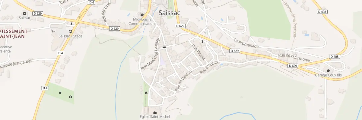 Plan du 185 Le Village à Saissac