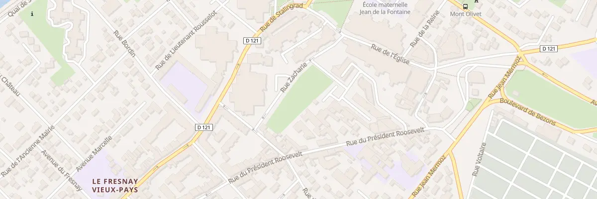 Plan du 2 Rue Zacharie à Sartrouville