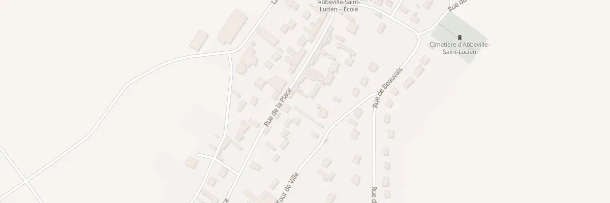 Plan du 13 Rue de la Place à Abbeville-Saint-Lucien