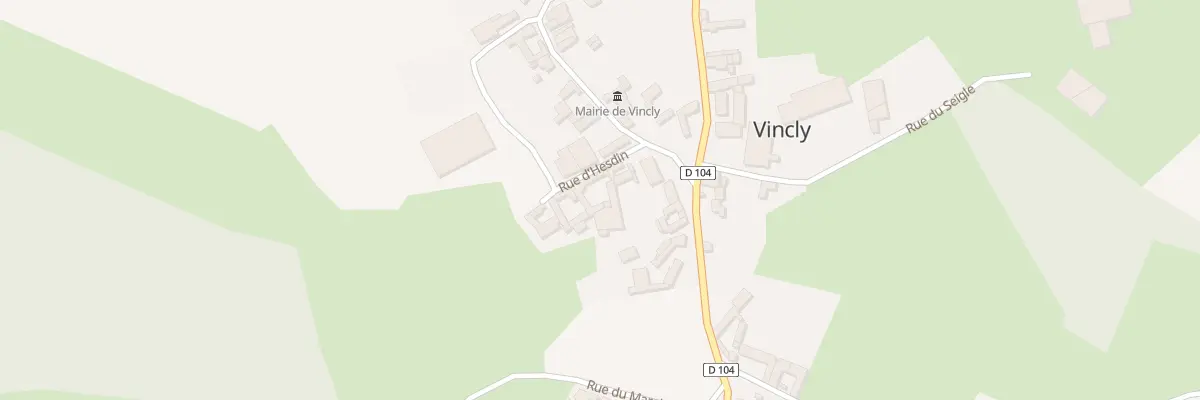Plan du 3 Rue d’Hesdin à Vincly