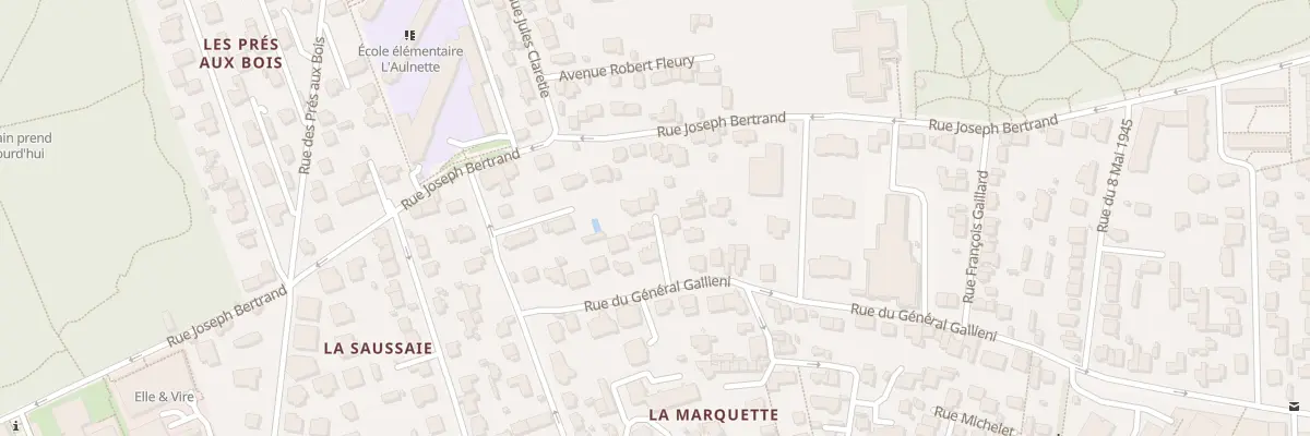 Plan du 74 Rue du Général Galliéni à Viroflay