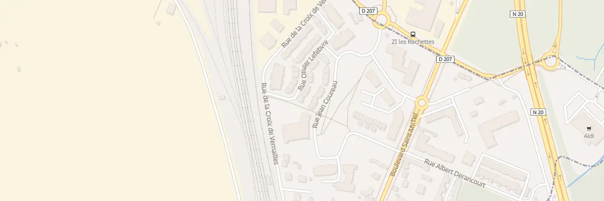 Plan du 2 Rue Olivier Lefebvre à Étampes