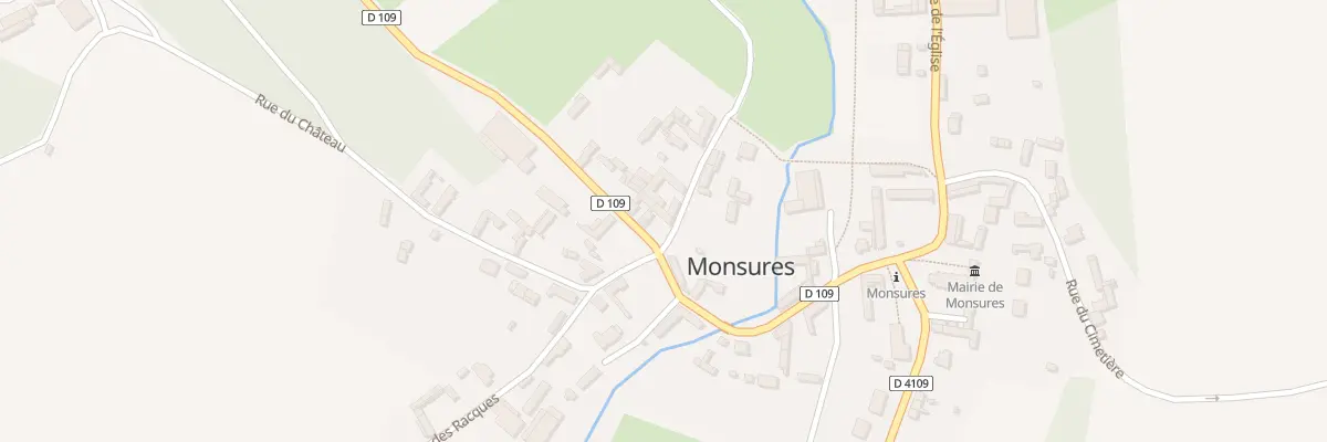 Plan du 1 Rue du Marais à Monsures