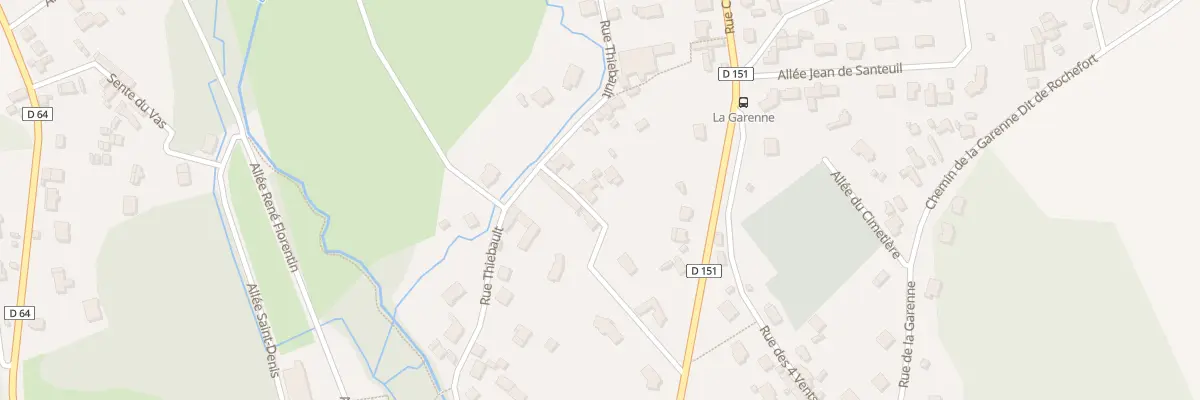 Plan du 1 All des Tilleuls à Nesles-la-Vallée