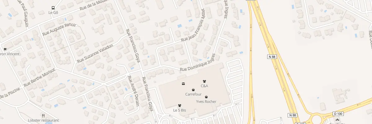 Plan du 11 Rue Dominique Ingres à Albi