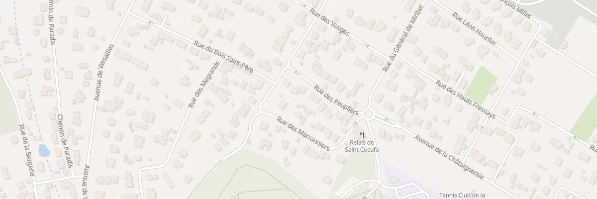 Plan du 12 Rue des Peupliers à Rueil-Malmaison