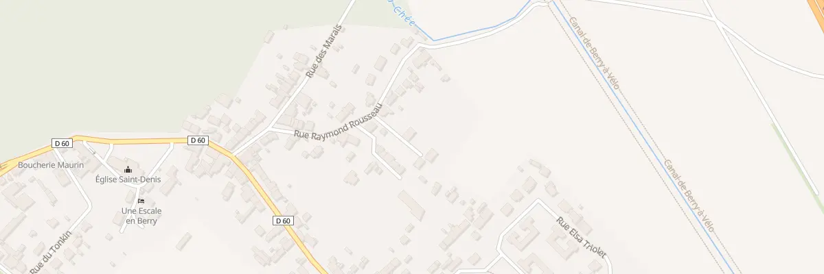 Plan du 22B Rue Raymond Rousseau à Foëcy