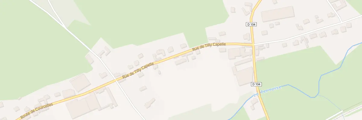 Plan du 7 Rte de Courcelles à Blangy-sur-Ternoise