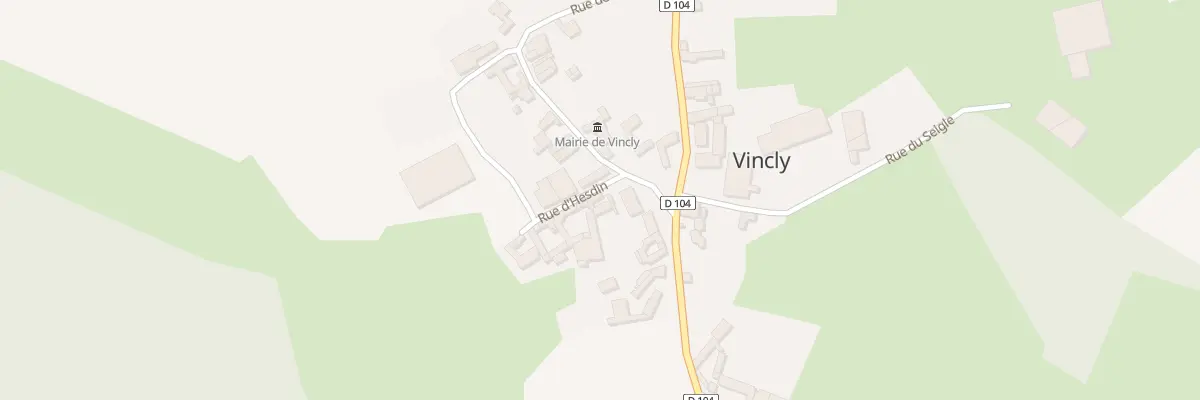 Plan du 1 Rue d’Hesdin à Vincly
