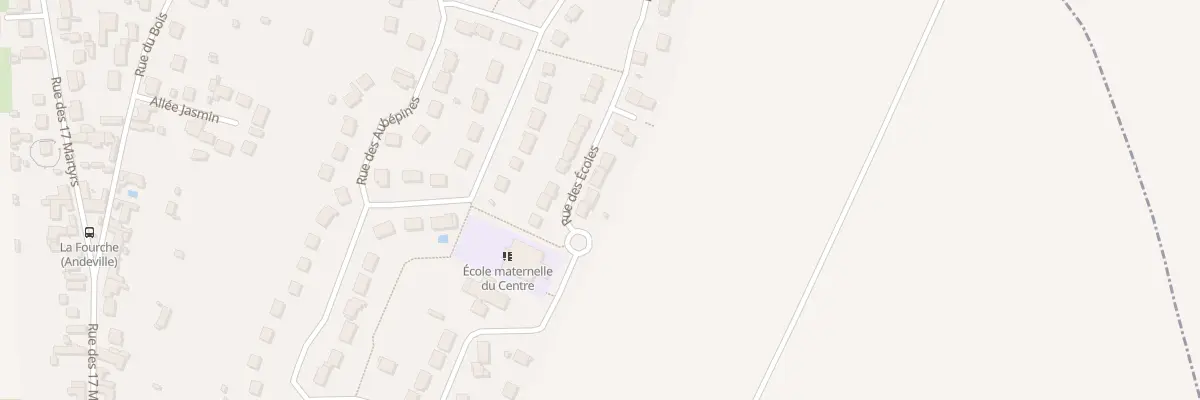 Plan du 36 Rue des Écoles à Andeville