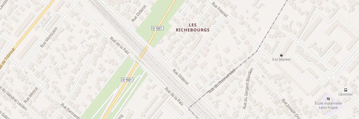 Plan du 51 Rue Diderot à Sartrouville