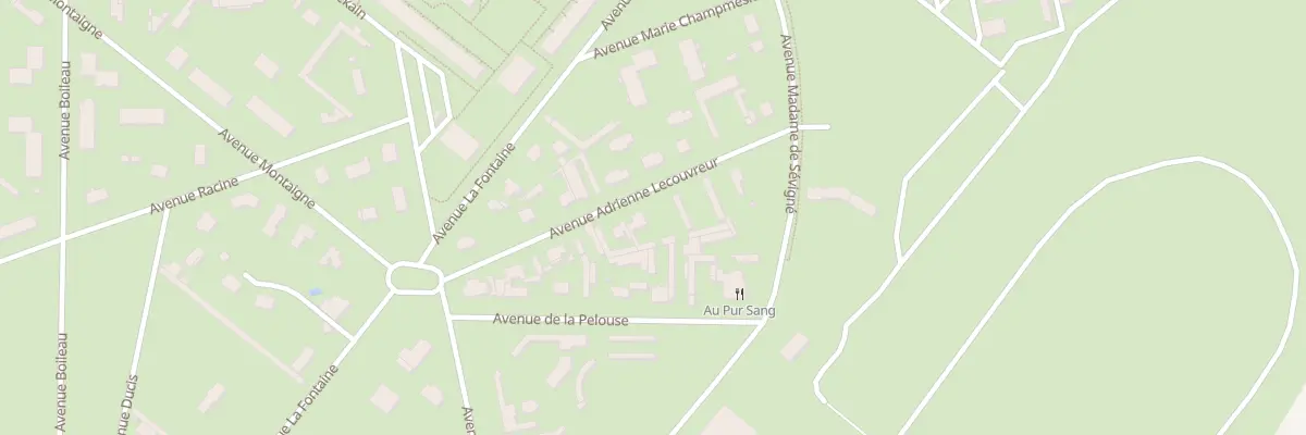 Plan du 16 Av Adrienne Lecouvreur à Maisons-Laffitte