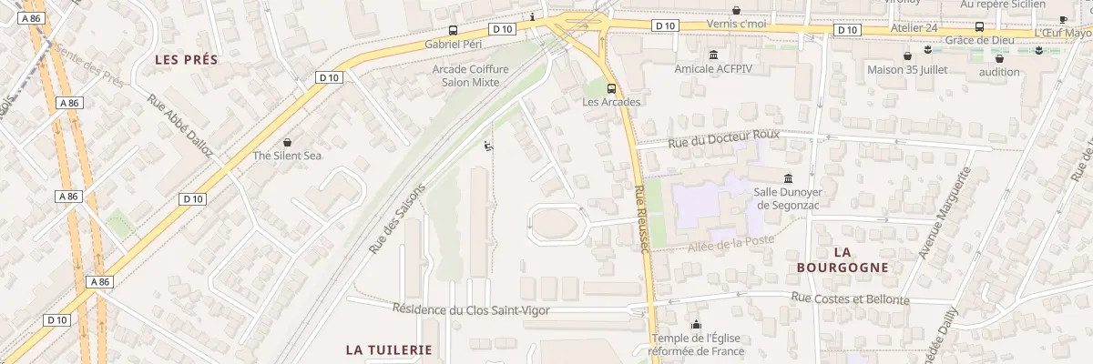 Plan du 8 All Docteur Micheline Guenot à Viroflay