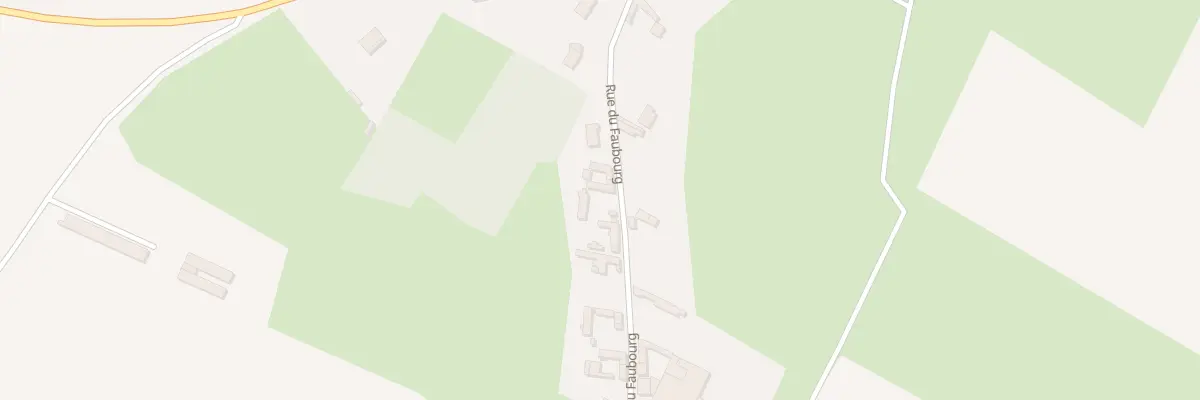 Plan du 25 Rue du Faubourg à Berneuil