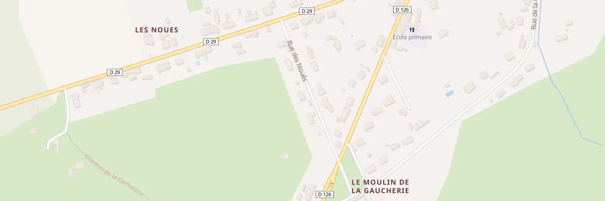 Plan du 6 Rue des Noues à Chaon