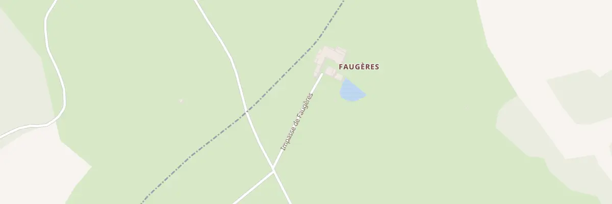 Plan du 5104 Rte de Faugères à Galgan